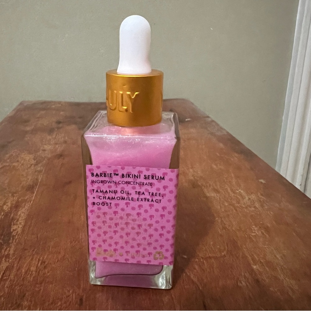 TRULY Barbie Bikini Serum with Pink Label and Gold Cap